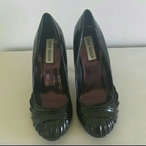 Steven Madden Black Heels, Size 8.5